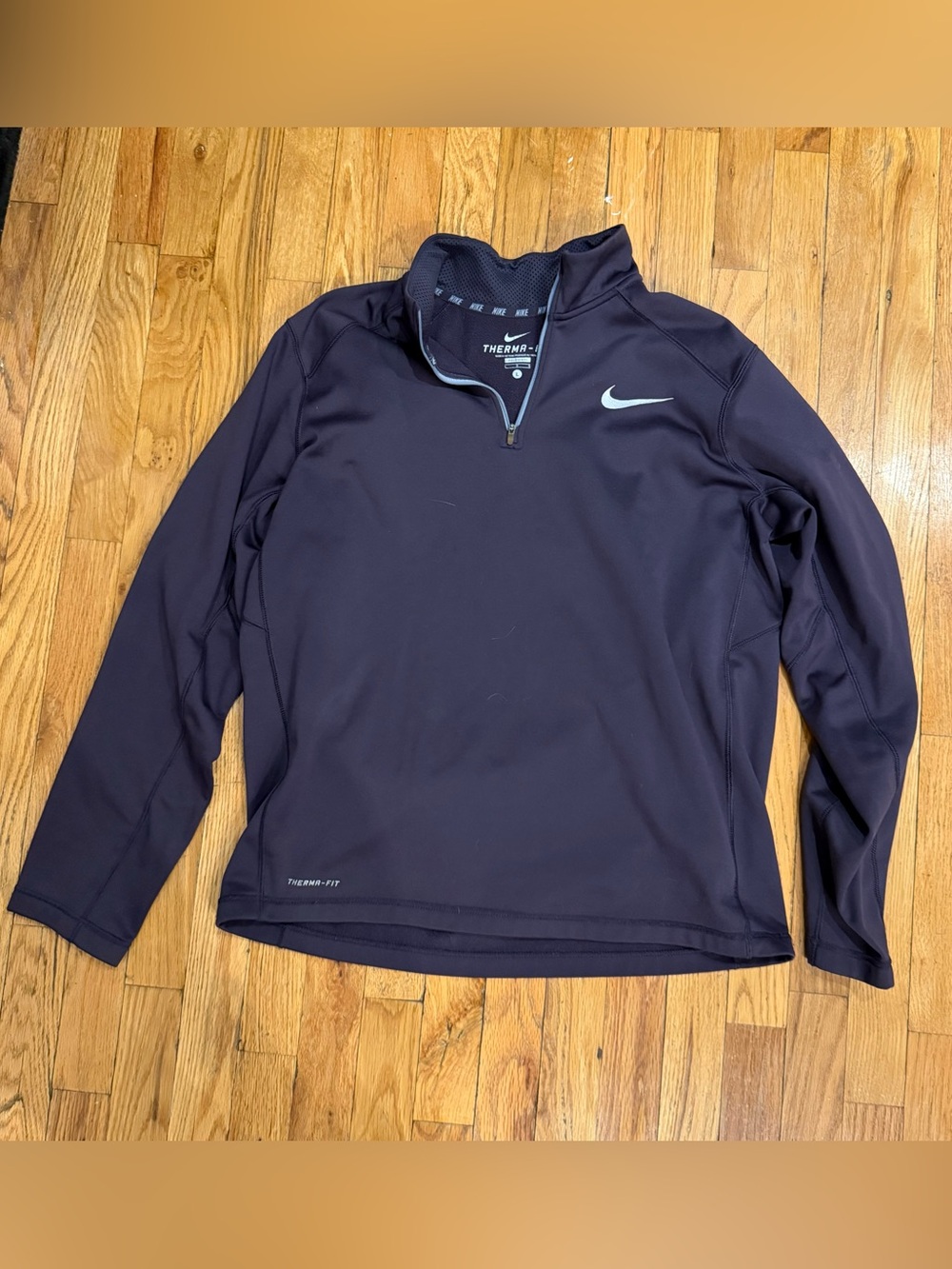 Purple Nike Therma-FIT Quarter-zip Pullover